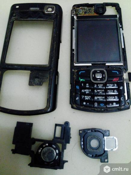 Запчасти телефона нокиа n70,дисплей(оригинал),б/у. Фото 1.