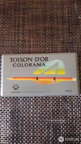 Набор цветных карандашей. Фото 1.