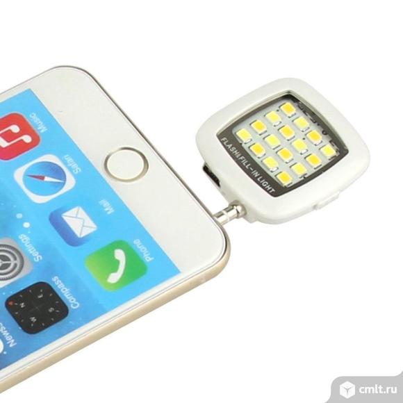 Портативная вспышка селфи подсветка для смартфона. Фото 1.