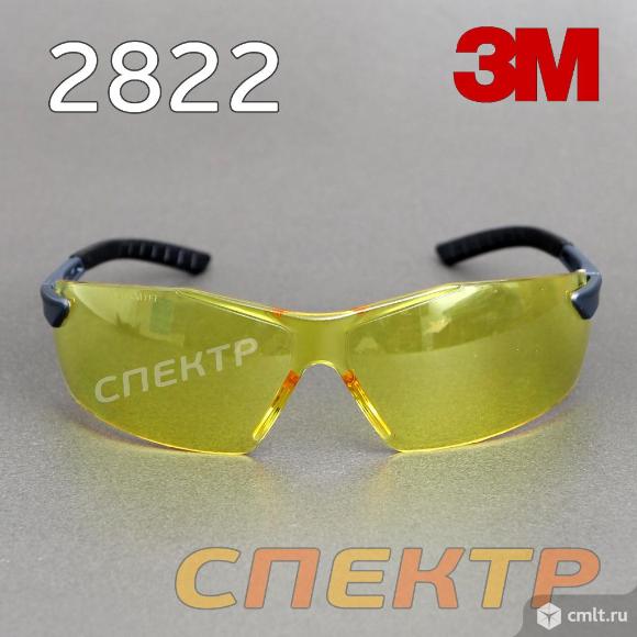 Очки защитные 3M 2822 желтые «Классик модерн». Фото 1.