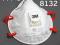 Полумаска с клапаном выхода 3M 8132 (белый). Фото 1.