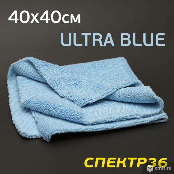 Салфетка микрофибра ULTRA BLUE (1шт) 40х40см. Фото 1.