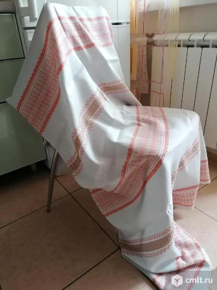 Ткань лён. Фото 1.