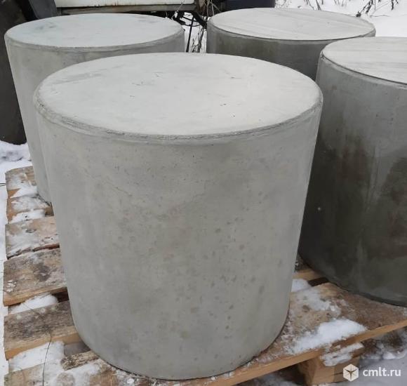 Бетонный столбик, d450xh450 мм. (парковочный ограничитель). Фото 1.