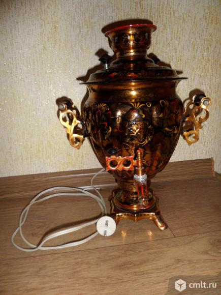Самовар электрический расписной. Фото 1.