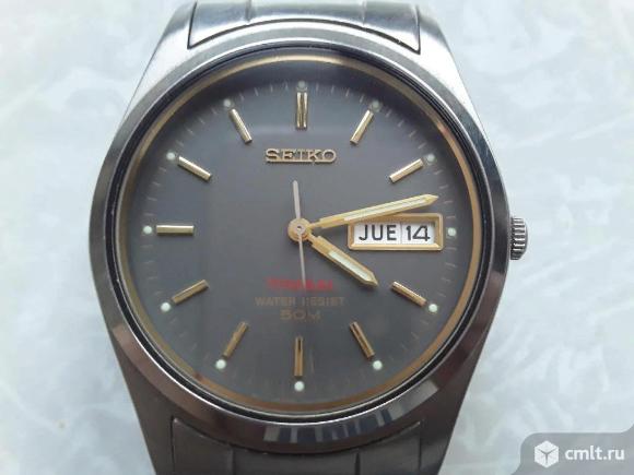 Часы SEIKO TITANIUM model 7N43-9069, б/у. Фото 1.