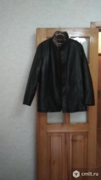 Новая зимняя кожаная куртка. Фото 1.
