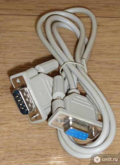 Кабель интерфейсный RS-232 Male - RS-232 Female. Фото 1.