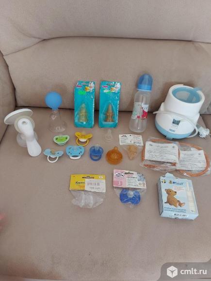 Латексные соски,газоотводные трубки,молокоотсос. Фото 1.