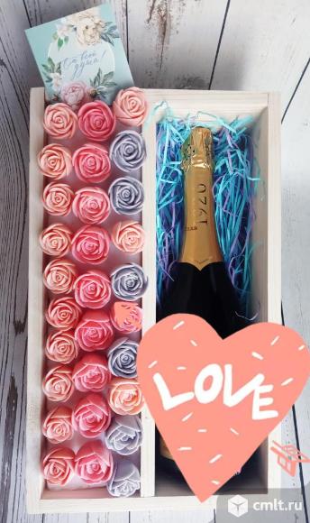 Шоколадные розы подарок на День Рождения. Фото 5.
