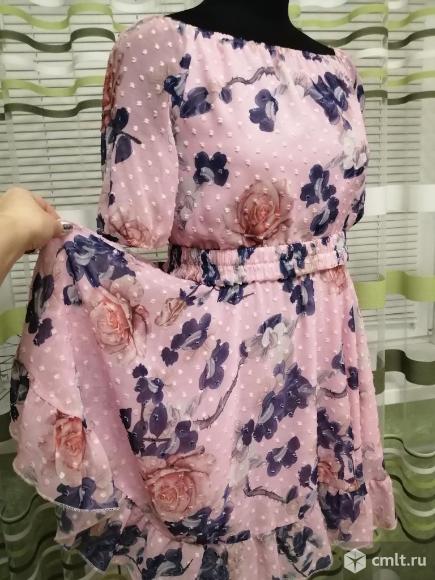 Лёгкое шифоновое платье. Фото 1.