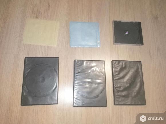Футляр для CD/DVD дисков 50 шт цена за все. Фото 1.