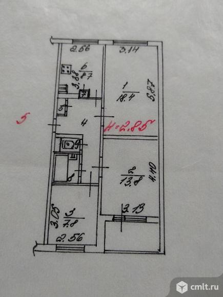 Планировки квартир апатиты Продается 3-комн. квартира 60.7 кв.м. - Апатиты - Доска объявлений Камелот