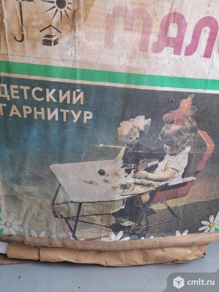 Новый детский столик и стульчик для кормления и игр. Фото 1.