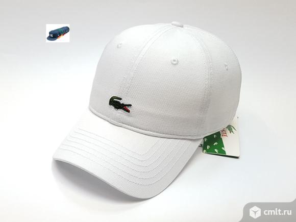 Бейсболка кепка Lacoste (белый). Фото 1.
