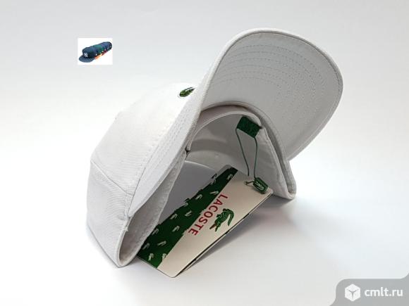 Бейсболка кепка Lacoste (белый). Фото 10.