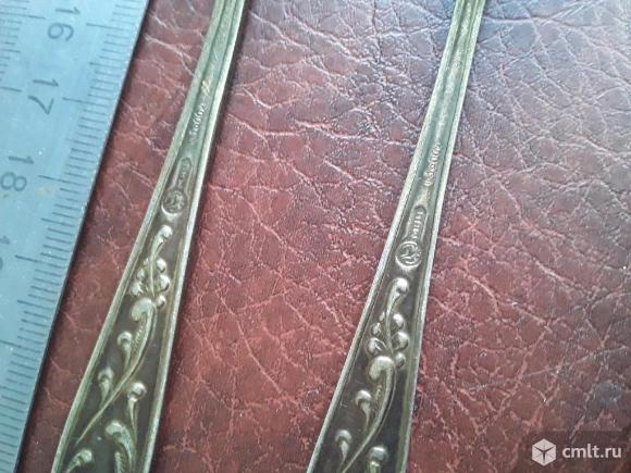 5 шт. Ложки чайные. Мельхиор.СССР. Кольчугино. Фото 9.