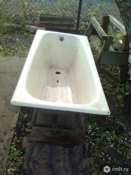 Продам чугунную ванну б/у. Фото 1.
