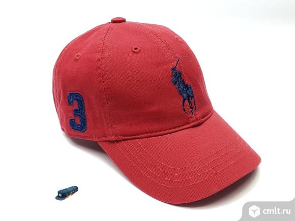 Бейсболка кепка polo Ralph Lauren 3 (красный). Фото 1.