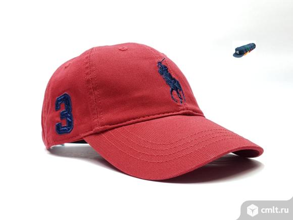 Бейсболка кепка polo Ralph Lauren 3 (красный). Фото 10.