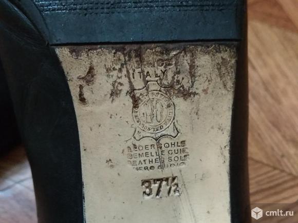 Туфли черные кожаные импортные. Фото 3.