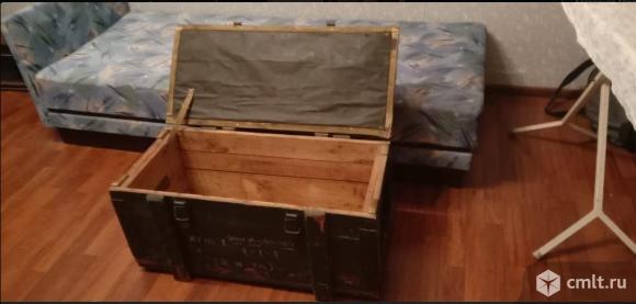 Сундук деревянный, современный дизайн, откидная крышка. Фото 2.