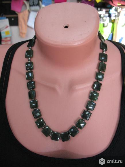 колье саянский нефрит авторская работа
