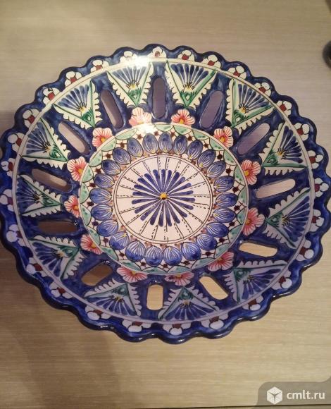 Ваза для фруктов, керамика. Фото 3.