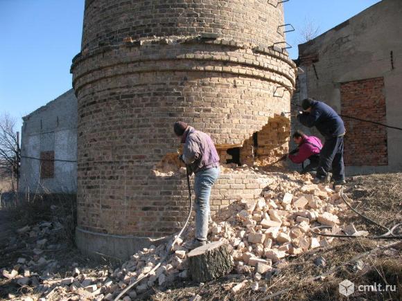 Демонтаж старых сооружений, зданий, дымовых труб.. Фото 6.