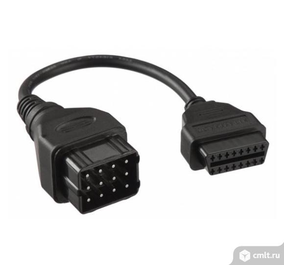 Переходник ГАЗ 12pin - OBD2. Фото 1.