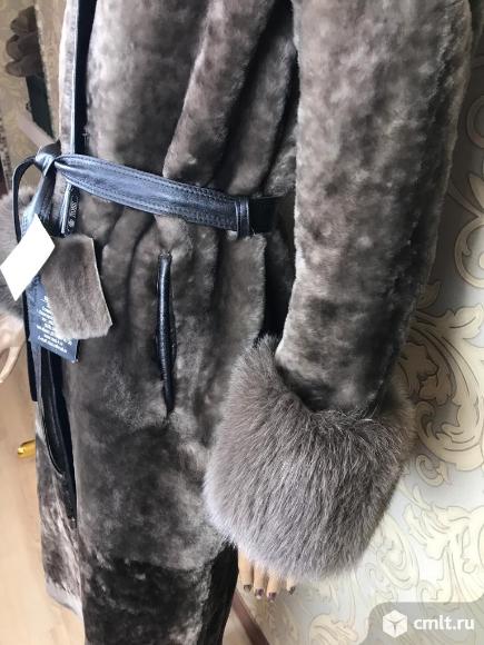 Шуба мутон новая мутоновая шуба размер 44. Фото 3.