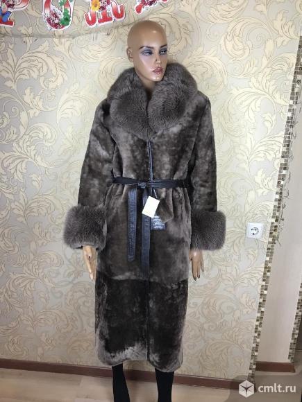 Шуба мутон новая мутоновая шуба размер 44. Фото 1.