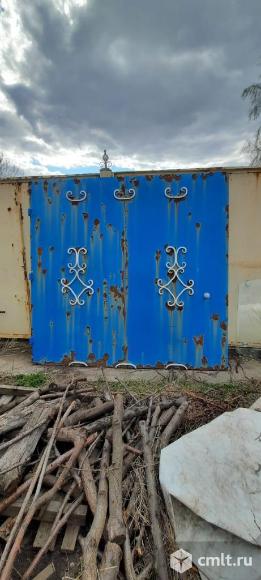 Ворота распашные въездные, шириа 5 м, высота 2.4 м, 17 тыс. Фото 1.