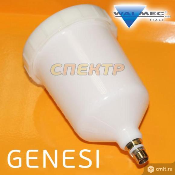 Бачок верхний для краскопульта Walcom GENESI. Фото 1.