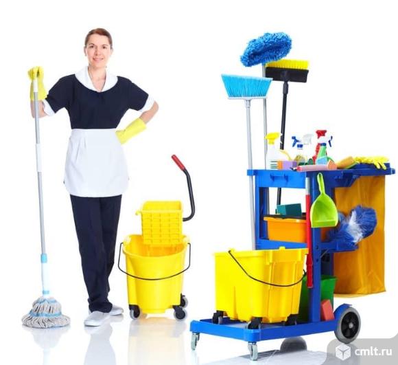 Уборщица / уборщик. Фото 1.