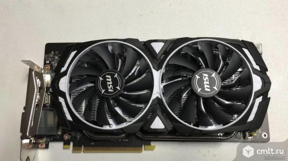 Видеокарта MSI GTX 1060 6Gb с пломбами. Фото 1.
