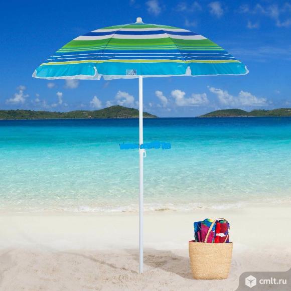 Зонт пляжный новый. Фото 1.