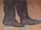 Сапоги женские модные, кожа, замша. Фото 4.