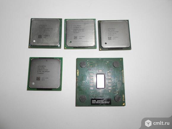 Различные процессоры Intel Pentium Celeron AMD Athlon. Фото 1.