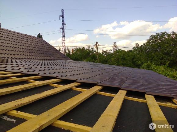 Кровельные работы любой сложности. Все виды работ со своим материалом. Пенсионерам скидки. Фото 1.