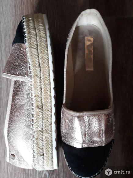 Эспадрильи на широкой платформе. Фото 5.