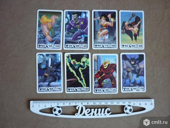 Карточки Лига Справедливости. Фото 1.