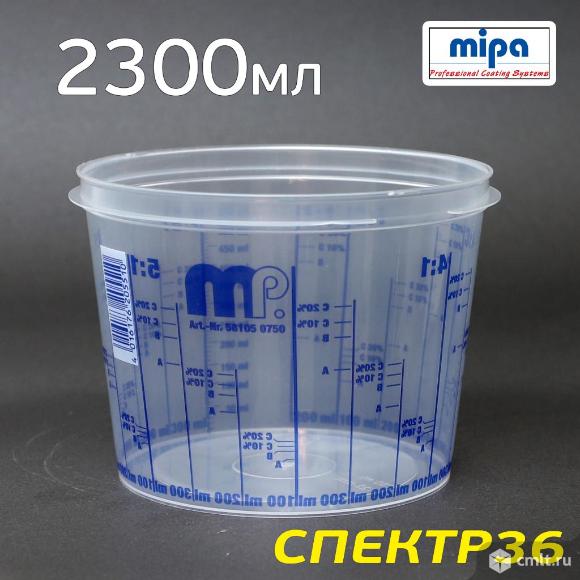 Емкость мерная Mipa 2300мл без крышки (max 1,9л). Фото 1.