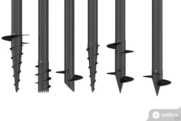 Сваи винтовые. Фото 1.