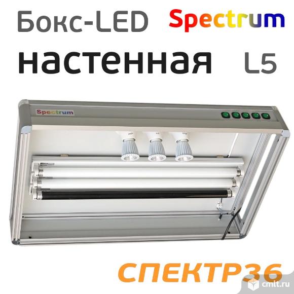 Лампа колориста Spectrum Бокс-LED L5 стационарная настенная. Фото 1.