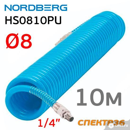 Шланг спиральный 10м 8.0х12 Nordberg HS0810PU. Фото 1.