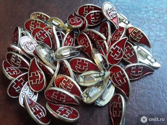 50 шт. Одним лотом. Капля крови. СССР. Красный Крест. Вид 5. Фото 6.