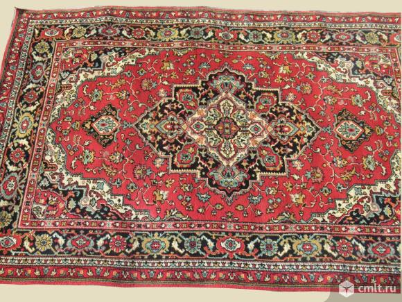 Красный ковер синтетический 2,3х1,5м ссср.. Фото 1.
