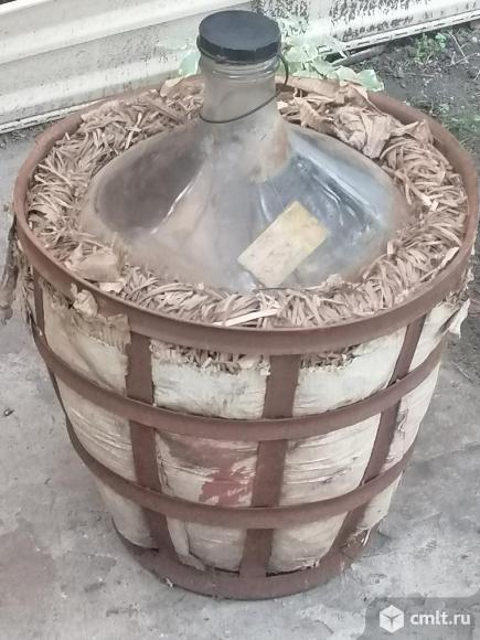 Бутыль 50 литров, для вина. Фото 1.