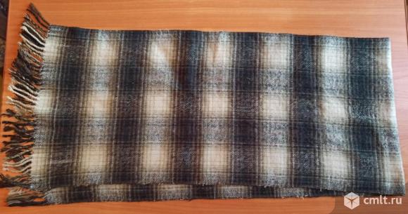 Шарф в клетку. Фото 1.